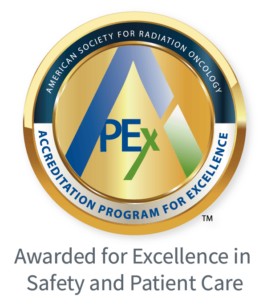 APEx Accreditation Logo with text saying: Awarded for Excellence in Safety and Patient Care